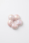 Mink Shiny Flower Model Elastic Bun Hairpin
