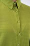 Women's Buttoned Green Hijab Suit - 3