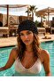 Women's Silvery Shiny Summer Mesh Net Cap, Beach Hat Bohemian Style Handmade Trendy Mesh Cap - 3