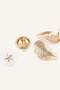 Women's 2-Piece Sea-Themed Earrings H7420Axns - 2