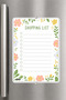 Shopping List - A5 - Magnetic - Pvc - Refrigerator Note Holder & Desktop - Summer Erase - Planner