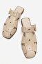 Bevolina Women's Genuine Leather Slippers Beige - 4