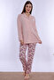 Maternity Pajama Set Suitable for Pre- and Postpartum Use Effortt - Powder - 3