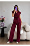 Double-Breasted Lace-Up Vest Trousers Blazer Suit - 5