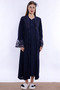 Pregnant and Postpartum Set with Breastfeeding Features Effortt - Navy Blue - 3