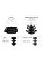 Obsidian Premium 9 Piece Cast Granite Pot and Pan Set 16-18-20 cm Deep Pot + 18-20-22 cm Pan Black - 2