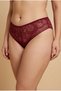 New Season Premium Full Lace Brazilian Panties Black Red Burgundy 3-Piece Package - 6