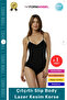 Form Angel Women's Black Strap Tightening Bodysuit Corset