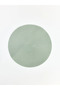 Green Woven Patterned Round American Placemat - 2