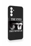 Samsung A24 Compatible Ataturk Eyes Patterned Silicone Case - 3