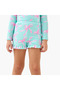 Girls Bow Print Rash Guard Set - 3