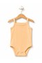 Baby Girl Colorful 100% Cotton Strap Bodysuit Set of 3 - 4