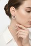 Stylish and Modern Twisted Silver Color Steel Hoop Earrings - Ideal for Everyday Wear - 3