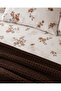 Stylish Floral Patterned Boxed Double Pique Set 200X230 cm - 3