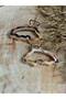 Butterfly Wing Model, Metal Gold with a Shiny Finish, 8 cm Bone Clasp Buckle. - 3