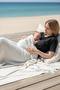 Organic Tasseled Muslin Baby Blanket - 3