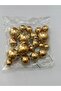 Gold Metalluc Ball Cake Toppers, 20 Pieces, 4 Sizes, metallic Finish, Birthday Party Decoration - 2