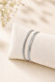 Silver Color Elegant and Stylish 2-Piece Women's Bracelet Set - 3