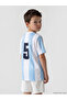Nevavm with Difference V-Neck Argentina Printed Boy's T-Shirt - 2