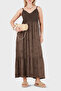 Knitted Bustier V-Neck Backless Maxi Dress Dress 2690697 - 3