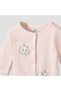 Set of 2 Cotton Round Neck Sleepsuit and Romper with Marie Print - 5