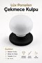Matte Black White Porcelain Button Furniture Kitchen Drawer Cupboard Cabinet Handle Knob Handles