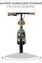 SPACE2 Balance Bike, Learning Wheel, Children's Balance Bike, Height-Adjustable Saddle, 12 Inch Wheels, Metal, from 2 Years, Modern Design - 5