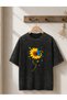 Acid Washed Oversize Unisex T-Shirt Washed Vintage Street Style Street Fashion Cotton Comfortable Fit Daily Wear T-Shirt