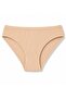 Striped Bamboo Bikini Women's Panties Skin Color 6 Pack - 3