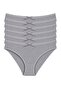 Lycra Camisole Women's Bikini Panties Gray 6-Pack