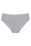 Ribana Heart Women's Bato High Waist Panties Gray 100% Cotton Pack of 6 - 3