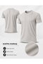 Men's Sporty Dry-Fit Breathable Sweat-Wicking Athletic Technical T-Shirt with Reflective Detail - 2