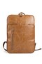 Organizer Multi-Compartment 15.6 Faux Leather Laptop Backpack