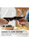 2 PCS Wine Glasses Set, 450ML Crystal Glass, Reusable Wine Glass - 5