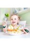 Kids Cutlery Set with Case for School | Utensils Stainless Steel Kids Spoon and Fork Set | Dinosaur Cutlery Set for Lunch Box | Children Tableware Flatware (Dinosaur) - 6
