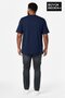 Men's Large Size Milano Italy Printed 3Xl-6Xl Crew Neck T-Shirt Spr26Bts510-09 - 3