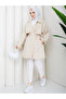Semi-Lined Torino Fabric Oversize Trench Coat Rc3136 - 3