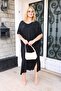 Plus Size Oversize Dress with Embroidery Detail on the Shoulders - 6