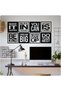 8 PC Motivational Wall Decal Positive Inspirational Quote Phrases Decor Wall Sticker Art Sayings