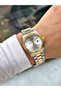 Special Design Calendar Silver-Gold Color Steel Cord Women Wrist Watch See1009Mr - 2