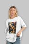 For Dog Lovers White Oversize T-Shirt with 30 Pre-Printed Dog Images 100% Cotton Unisex Dog Lover Premium Design - 4