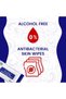 Travelling Refreshing Wipes - 20's (Pack of 4) - Convenient for Travel,Antibacterial Skin Wipes with Vitamin E,Aloe Vera Gel & Herb Extract,Alcohol-Free,Soft & Gentle 80 Wipes - 5