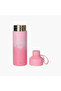 Glow Up Collection Water Bottle-750 Ml-Twisting Lid- (304 Stainless Steel) Pink \ 7.9X27 - 2