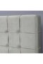 VISTA HEADBOARD VELVET WHITE L-200 : H-125 CM - 4