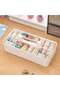 Alou Storage Box With 5 Compartments And Handle 32.5x15.2x12.5cm - White