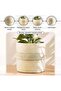 Islen Cement Planter 17x17x17cm -brown - 5