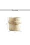 Islen Cement Planter 14x14x14cm -brown - 6