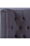 NEPTUNE HEADBOARD VELVET GREY L-140 : H-125 CM - 4
