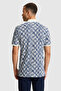 Men's Light Navy Blue Regular Fit Polo Neck T-Shirt 50322391-Vr059 - 5