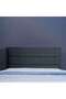 Trojan Headboard Chanel Dark Grey L-180 : H-125 Cm - 4